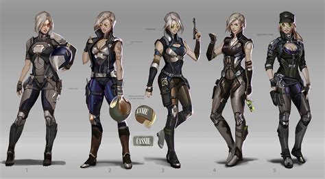 Mortal Kombat Baraka Cassie Cage Concept Art Gallery