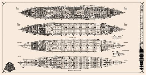 Titanic Deck Plantitanic deck plan