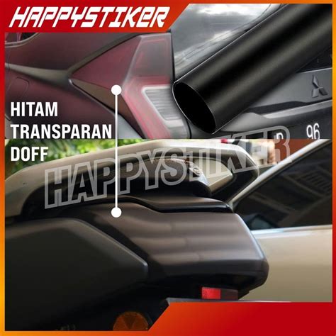 Jual Sticker Hitam Transparan Doff Skotlet Hitam Hybrid Sticker