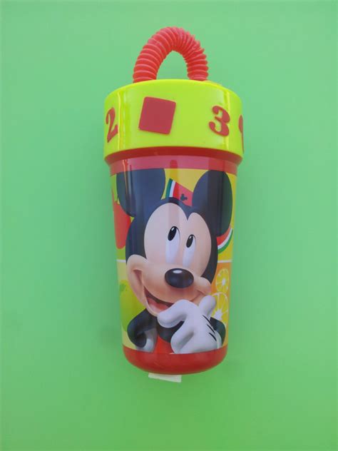 Vasos Con Rosca De Pajita Mickey Mouse