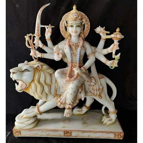 White Marble Durga Mata Statue Temple At Rs In Alwar Id