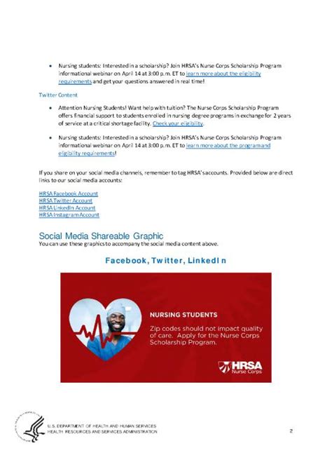 Financial Spreadsheet 10104 Hrsa 2022 Nurse Corps Scholarship Program Application Cycle