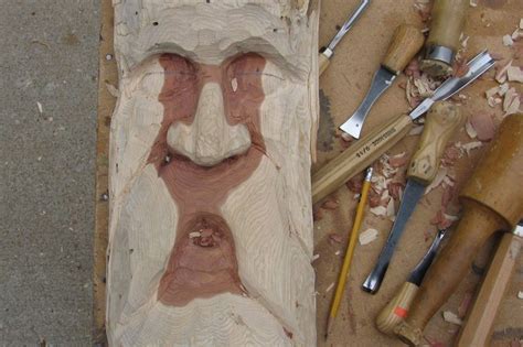 How To Carve A Wood Spirit The Woodcarver S Cabin