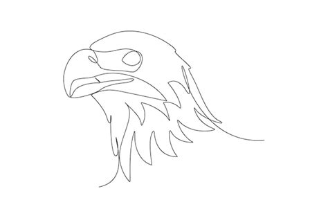 Premium Vector One Continuous Line Drawing Of Flying Bird Concept