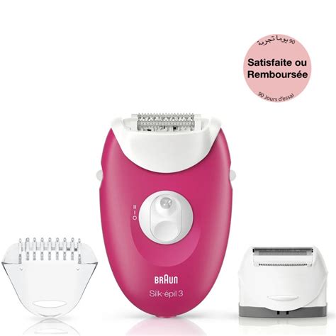 Épilateur pour Femme Braun Silk épil 3 3 410 avec 3 accessoires