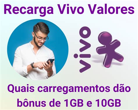 Recarga Vivo Valores Quais Carregamentos D O B Nus De Gb E Gb