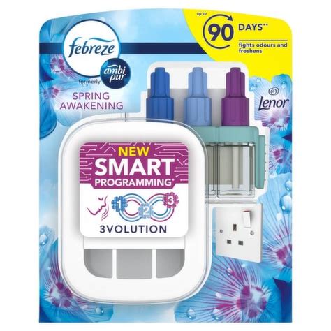 Febreze 3volution Air Freshener Starter Kit Spring Awakening 20ml Dunnes Stores