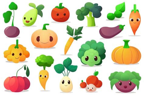Premium Vector Concept Vegetables This Flat Cartoon Design Depicts A