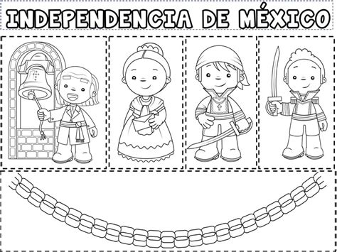 Dibujos de Foto de Independencia de México para Colorear para Colorear