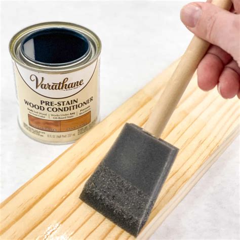 Beginner's Guide to Pre-Stain Wood Conditioner - The Handyman's Daughter