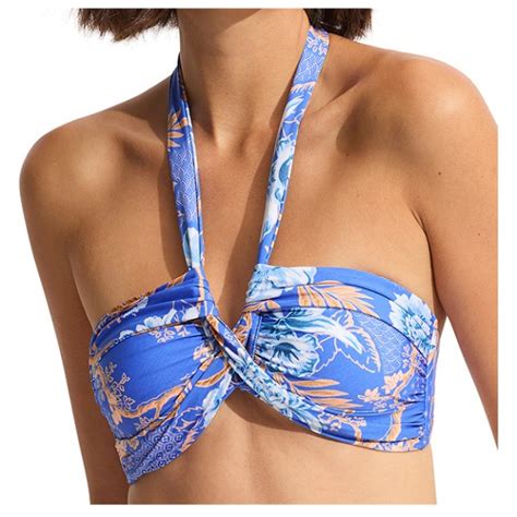 Seafolly Eden Halter Bandeau Bikini Top Women S Buy Online