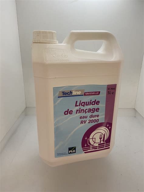 Lot De Liquide De Rincage Lave Vaisselle Profesionnel Techline L