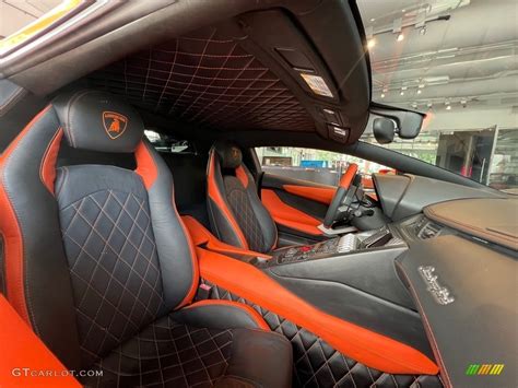 Nero Ade/Arancio Interior 2012 Lamborghini Aventador LP 700-4 Photo ...