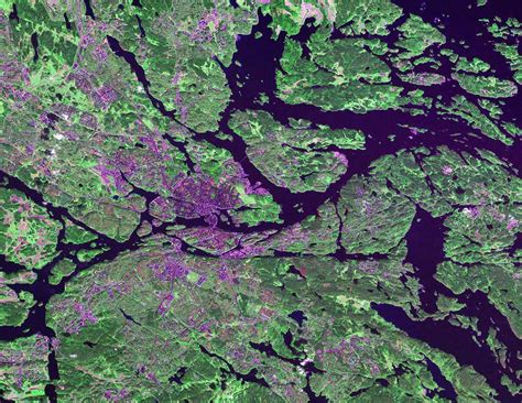 Stockholm Sweden satellite image Satellite Photos Of Earth, Satellite ...