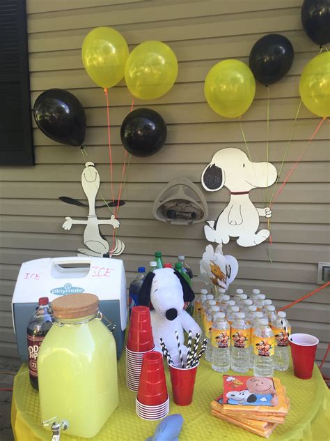 Snoopy Party Decor Snoopy Party Party Decorations I Party