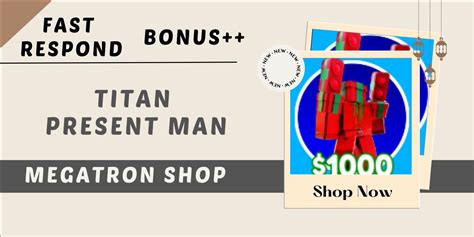 Buy TV Man (Godly) Titan Present Man | Toilet Tower Defense Toilet ...