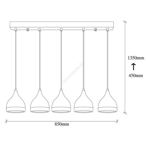 Suspension Filaire Yildo Xe W V Lumimania