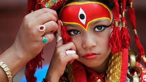 The Living Goddess Of Nepal Goddess Kumari Trekking In Nepal