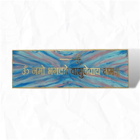 Om Resin Wall Mantra Handmade Suitable For Interiors