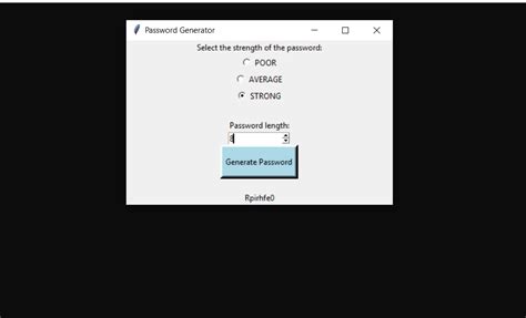 Simple Password Generator In Python With Source Code Source Code And Projects