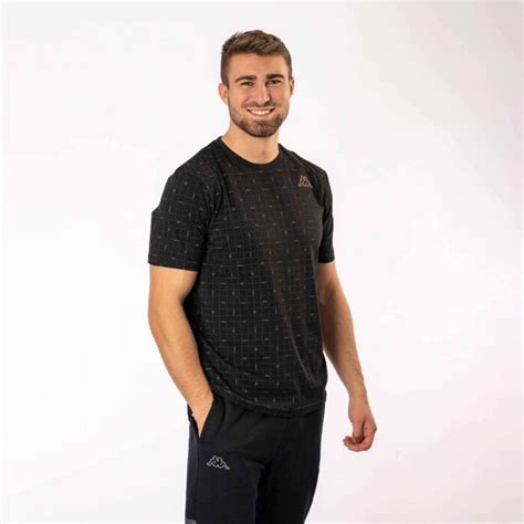 kappa logo efrige celo print panske triko sportisimocz