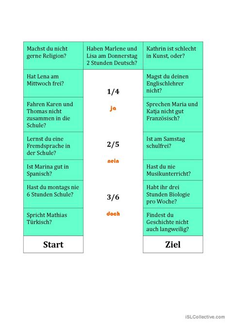 Ja Nein Doch Grammatikerkl Rungen Deutsch Daf Arbeitsbl Tter Pdf Doc