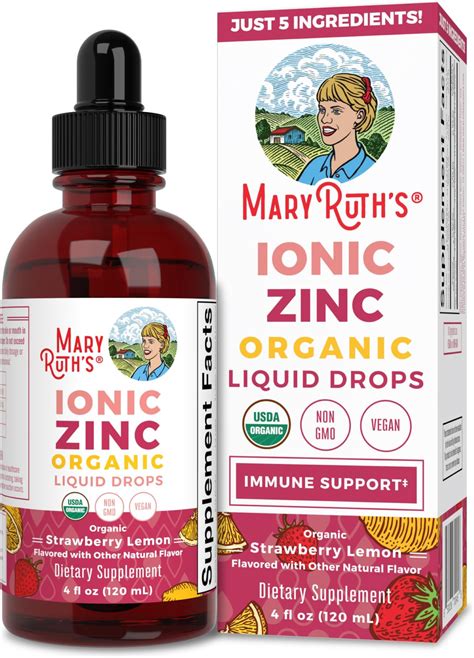 Amazon Mary Ruth S Ionic Zinc Strawberry Lemon Organic 4 Fl Oz