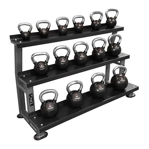 5-80 lb. | Gym Kettlebell Set w/ Rack | TAG | Gtech Fitness