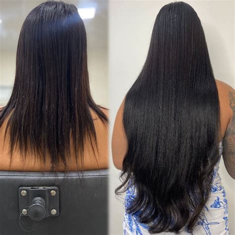 Mega Hair Queratina Antes E Depois