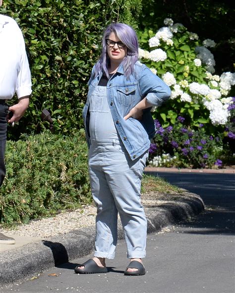 Kelly Osbourne shows off post-baby figure four months after giving birth