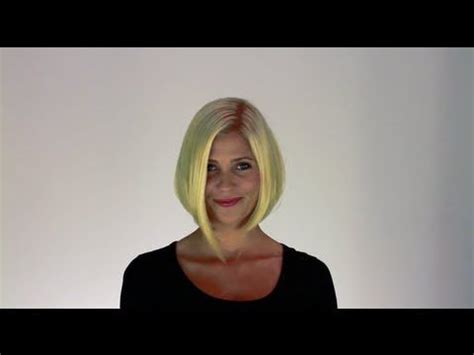 Blonde Babe Bob Haircut