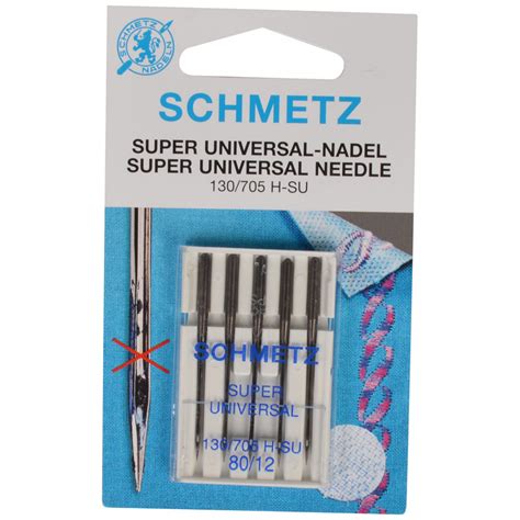 Schmetz Super Universal Aiguille Universelle pour Machine à Coudre 80