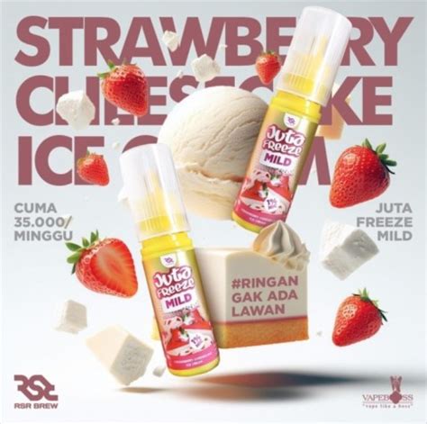 Nnvape Juta Freeze Strawberry Cheesecake Salt Nic Ml Mg