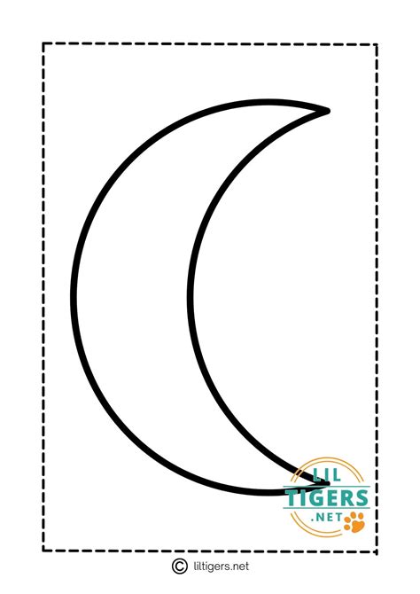 Full Moon Printable Template - Free Printable