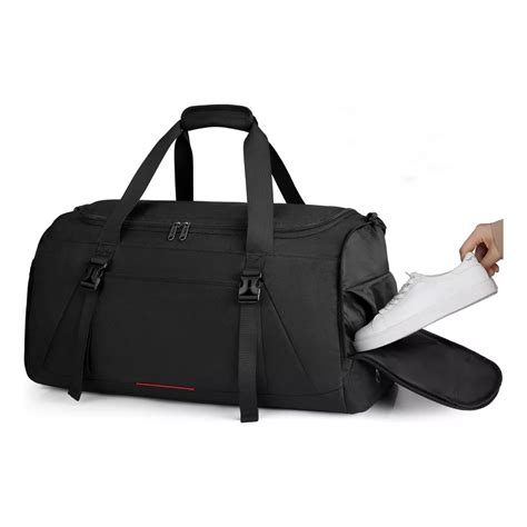 Maleta Deportiva Bolsa Gym Viaje Mochila Fitness Hombre 40l Negro