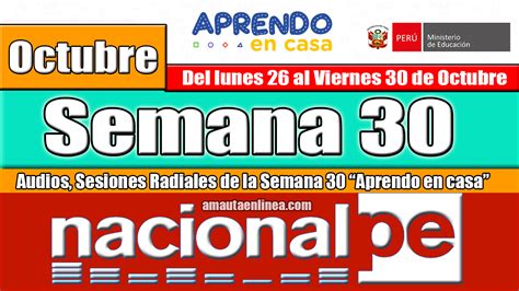 Semana Sali La Programaci N Radial Del Lunes Al Viernes De