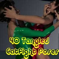 Tangled Catfight For Jessi Poser Daz Westcat