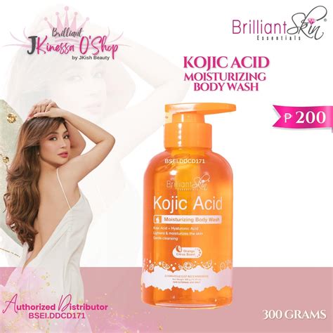 Brilliant Skin Kojic Acid Body Wash 300ml Shopee Philippines