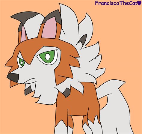 At Lycanroc Dusk Form By Franciscathecat On Deviantart