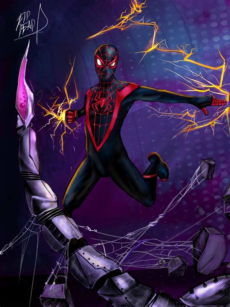 Artstation Spider Man Miles Morales