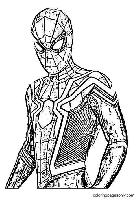 Spider-Man No Way Home Coloring Page - Free Printable Coloring Pages