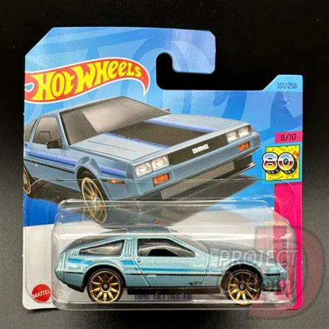 HOT WHEELS DMC DeLorean HW The 80s 2023 8 10 101 250 Custodia F EUR 1