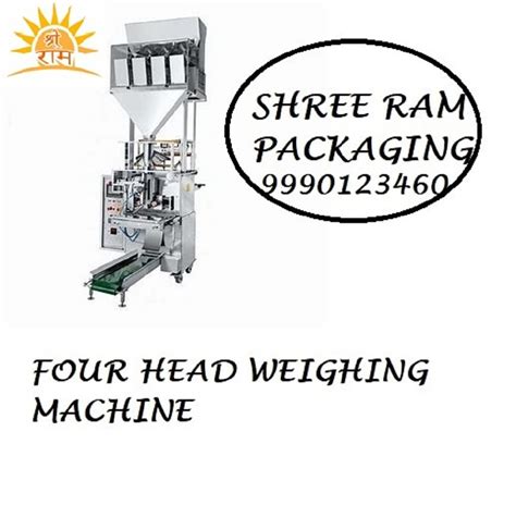 Food Semi Automatic Double Head Weigher Packaging Machine For Granular