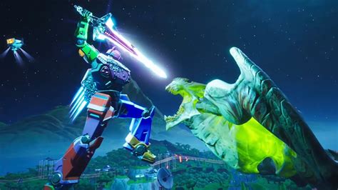 NEW EPIC Fortnite GIANT ROBOT VS MONSTER BATTLE FILM YouTube