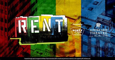 Rent Presented By Scott Electric Company — Aurora Arts Theatre