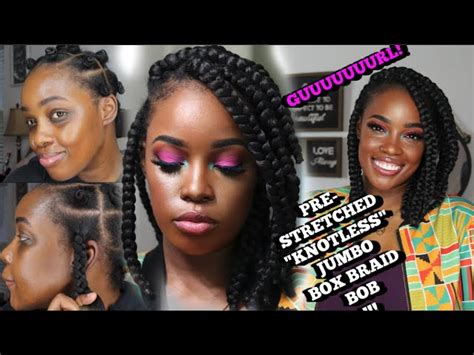 Jumbo Box Braids Bob