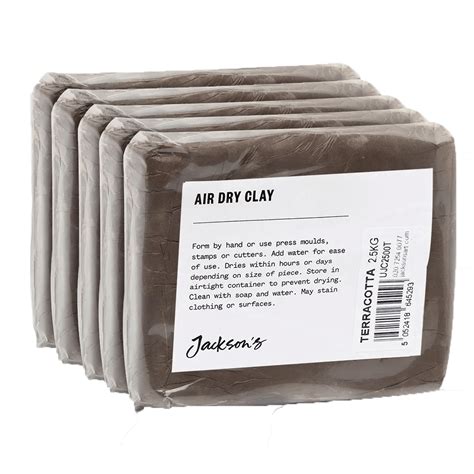 Jackson S Air Dry Clay Terracotta 2 5kg Craft And Hobbies From Crafty Arts Uk