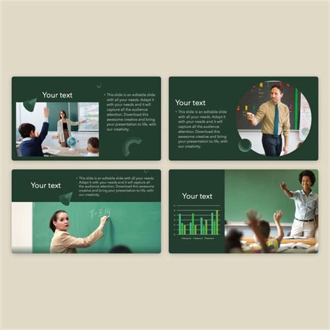 Teacher Powerpoint Templates Free: 5 Slides – MasterBundles