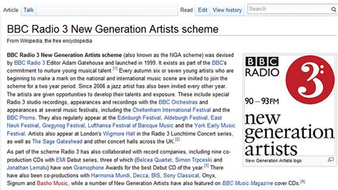 Bbc Radio New Generation Artists Home