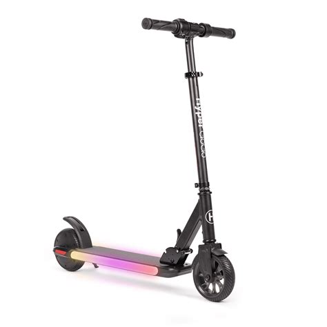 Electric Scooter for Kids, Colorful Rainbow Lights, LED Display ...